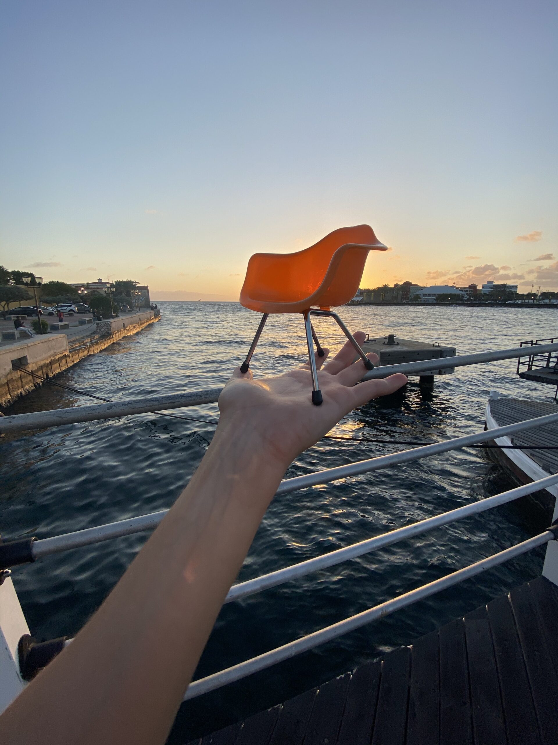 Orange 2025 shell chair